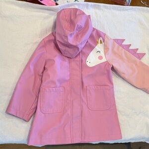 Pink Platinum Kids Unicorn Raincoat